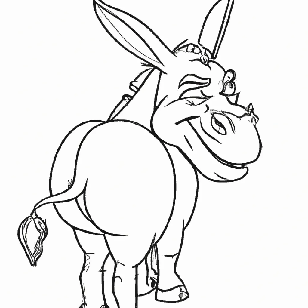 Figura Burrinho do Shrek Figura Burrinho do Shrek