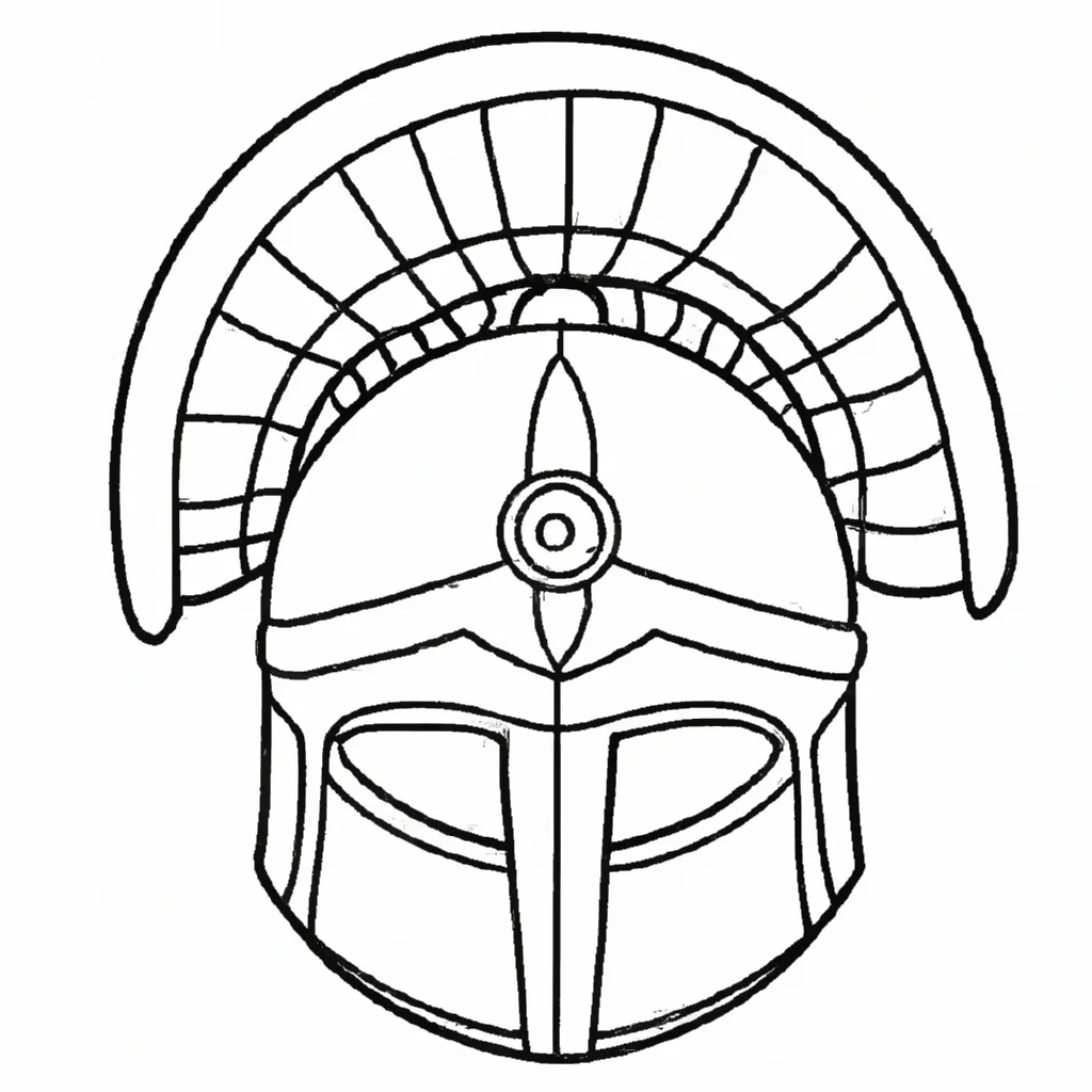 Figura Capacete de Espartano Figura Capacete de Espartano