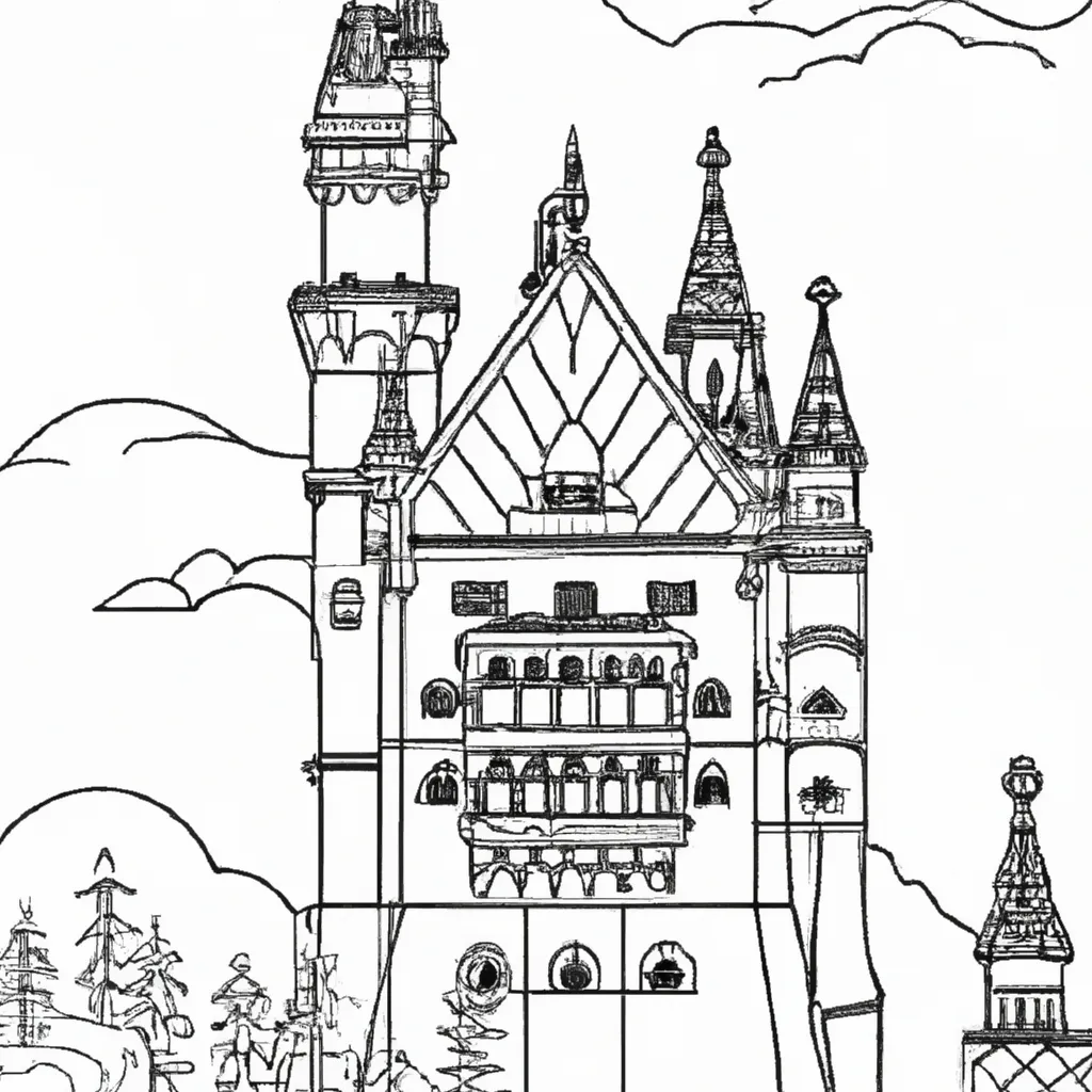 Figura Castelo de Neuschwanstein Alemanha