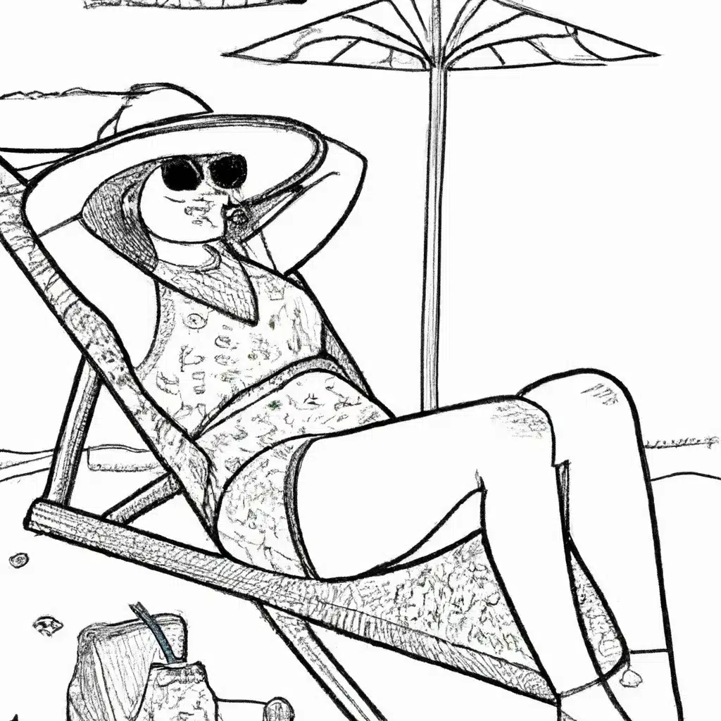 Figura Mulher na Praia Figura Mulher na Praia