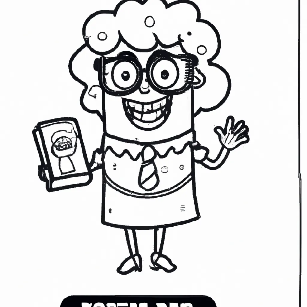 Figura Professora do Bob Esponja