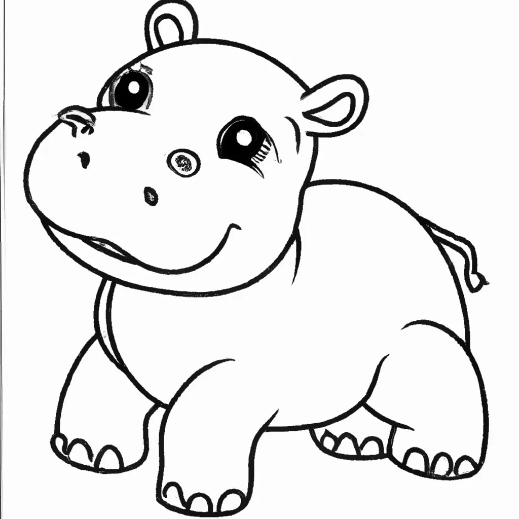 Figura hipopotamo fofinho