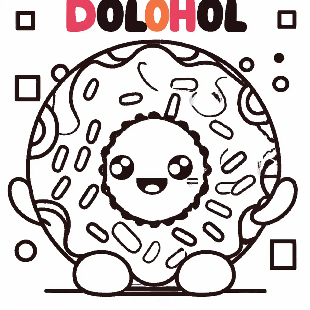 Figura rosquinha kawaii