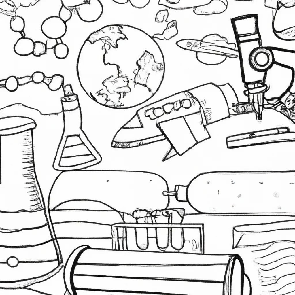 10 Incríveis Desenhos de Física para Imprimir e Colorir