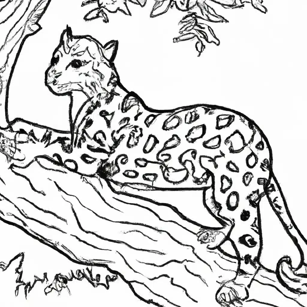 10 Desenhos de Onça Pintada Realista para Imprimir e Colorir