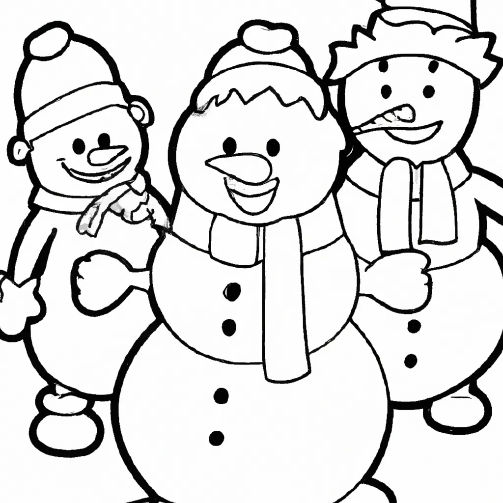 Fotos bonecos de neve de natal