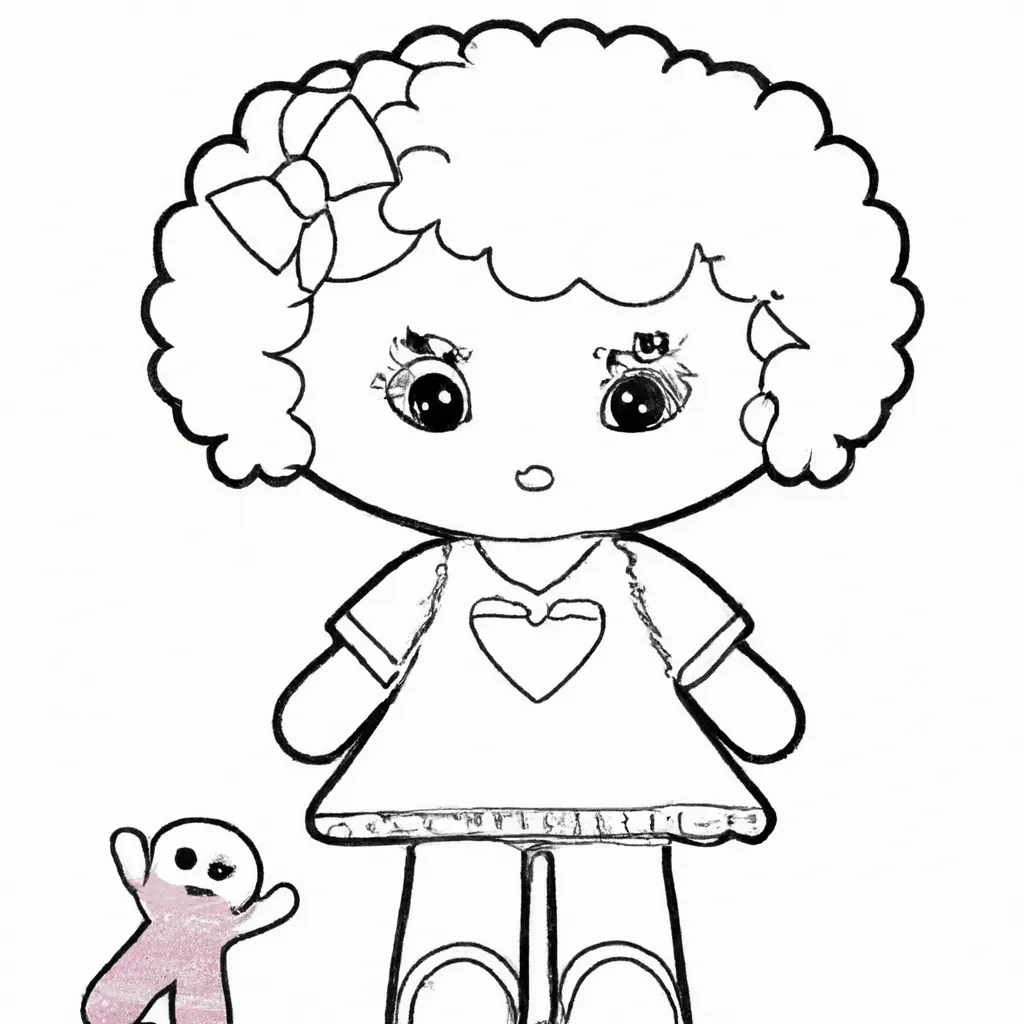 10 Adoráveis Desenhos de Bonecas para Imprimir e Colorir