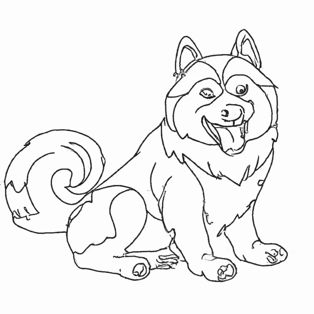 Fotos como desenhar um husky siberiano