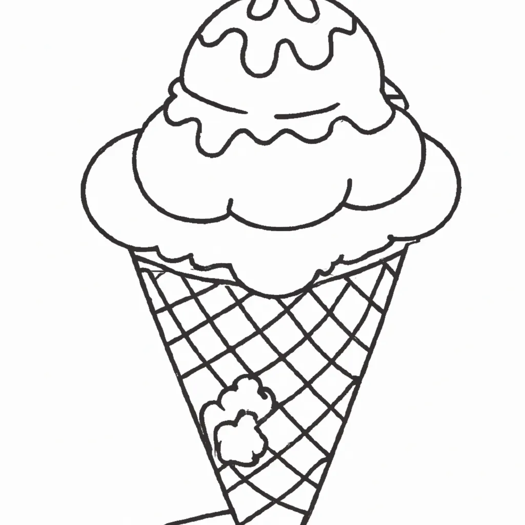 Fotos como desenhar um sorvete de casquinha Fotos como desenhar um sorvete de casquinha