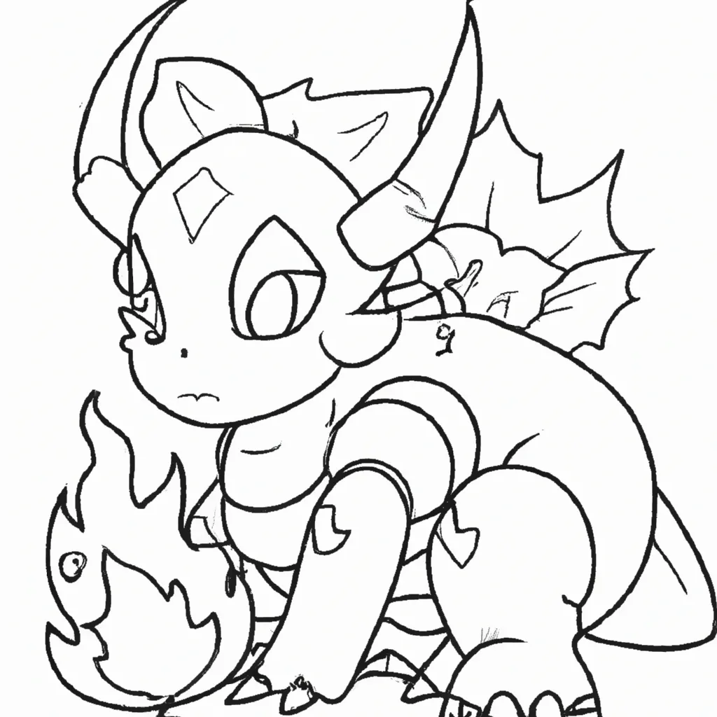 Explore a Fúria Lendária de Heatran Desenhos para Imprimir e Colorir