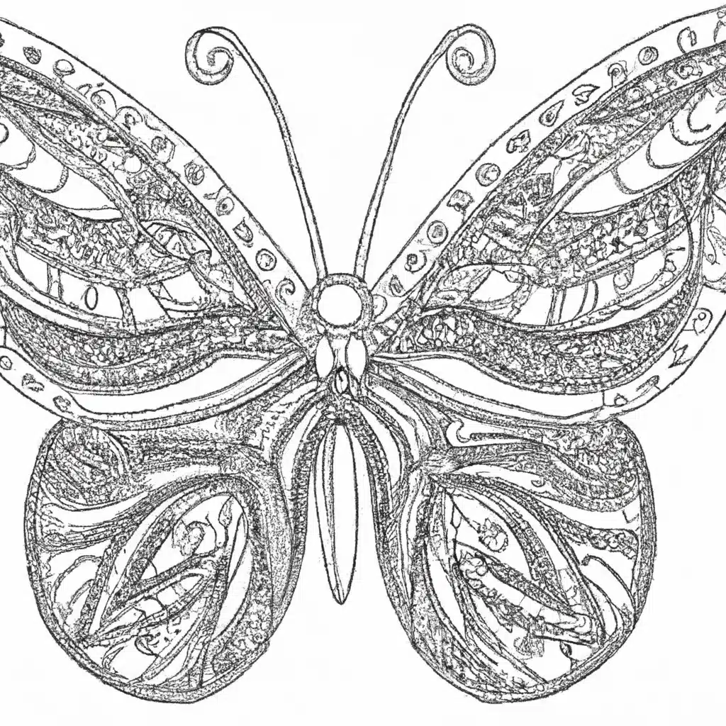 Desenhos Realistas De Borboletas Textura Sem Costura Com Borboletas