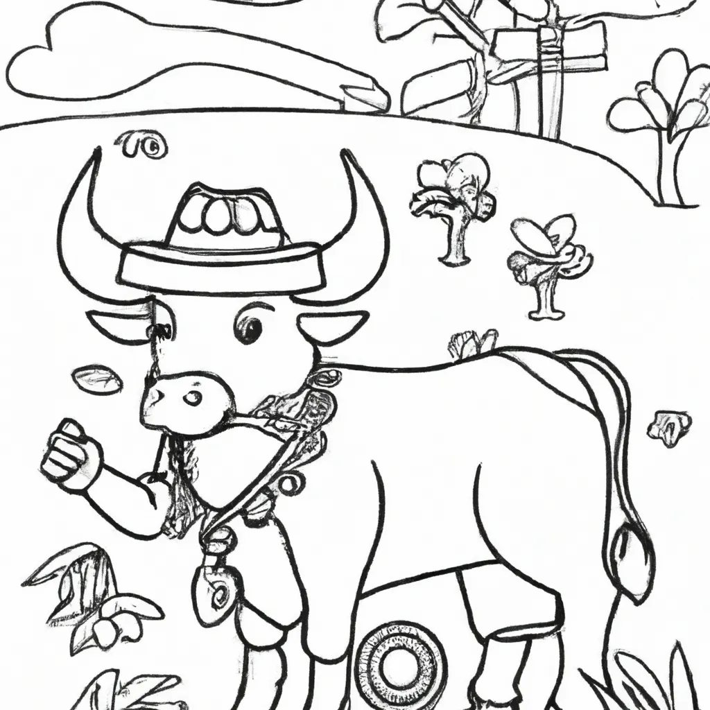 7 Desenhos Incríveis de Boiadeiro para Colorir