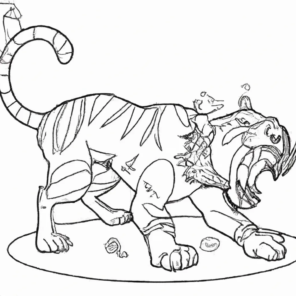 Ideias Tigre Atacando