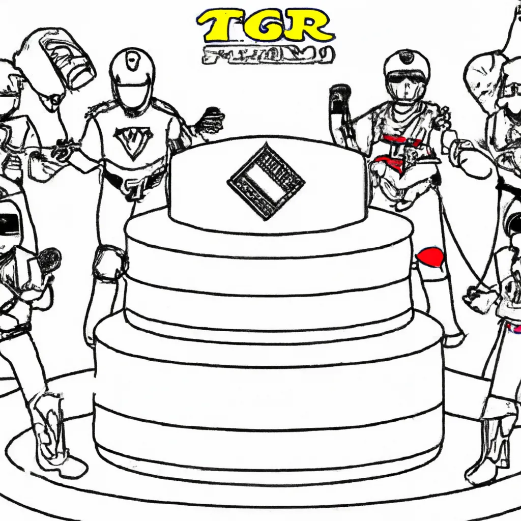 Ideias bolo de aniversario power rangers 1