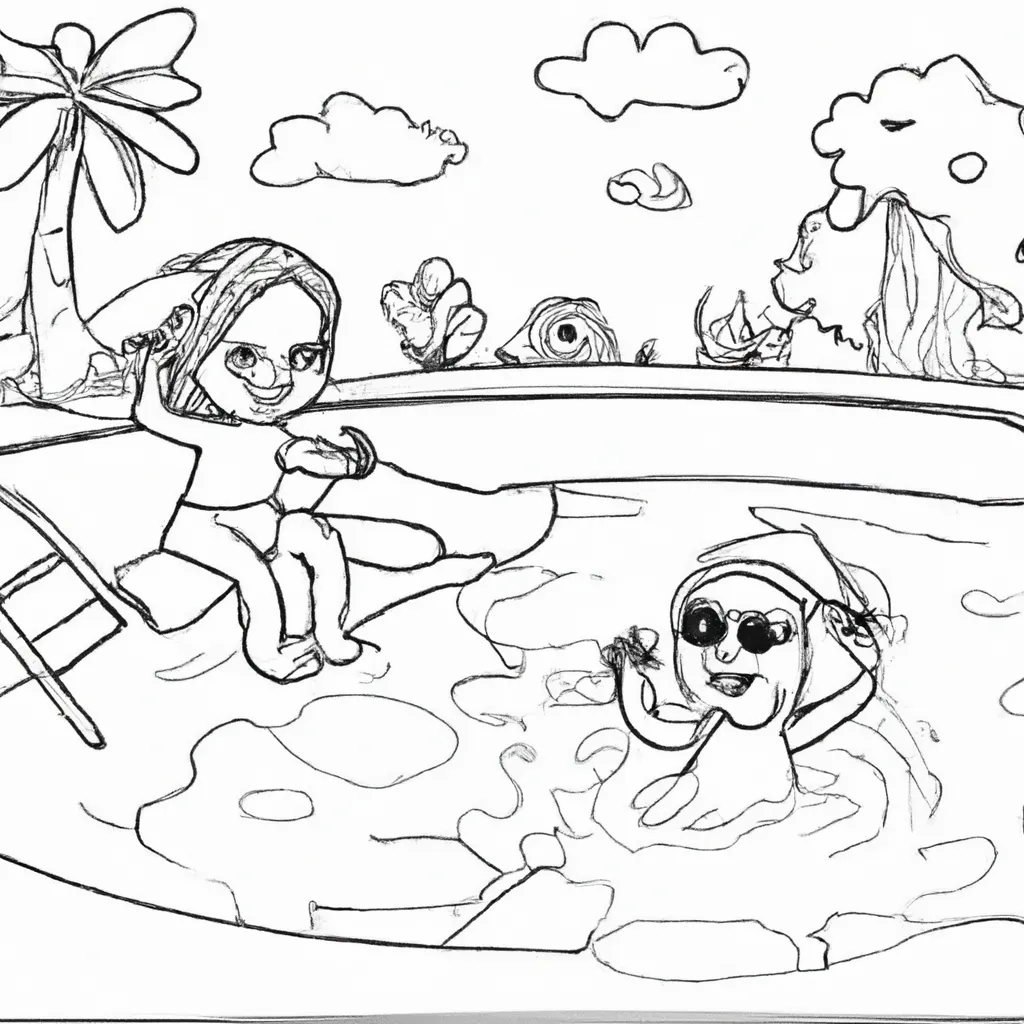 Ideias brincando na piscina Ideias brincando na piscina