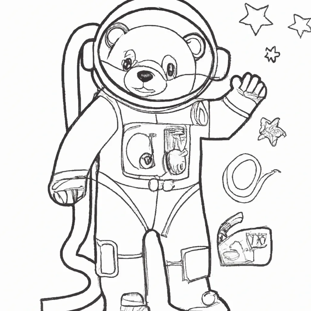 Ideias ursinho astronauta