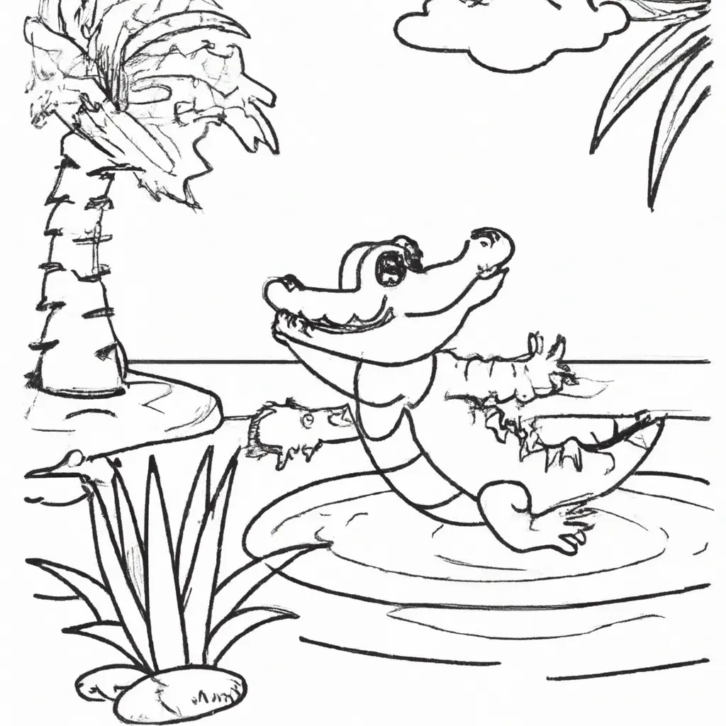 Imagens Crocodilo Feliz Imagens Crocodilo Feliz