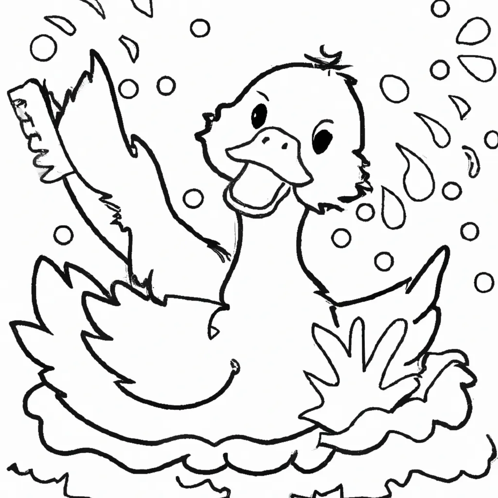 Imagens Pato Tomando Banho2
