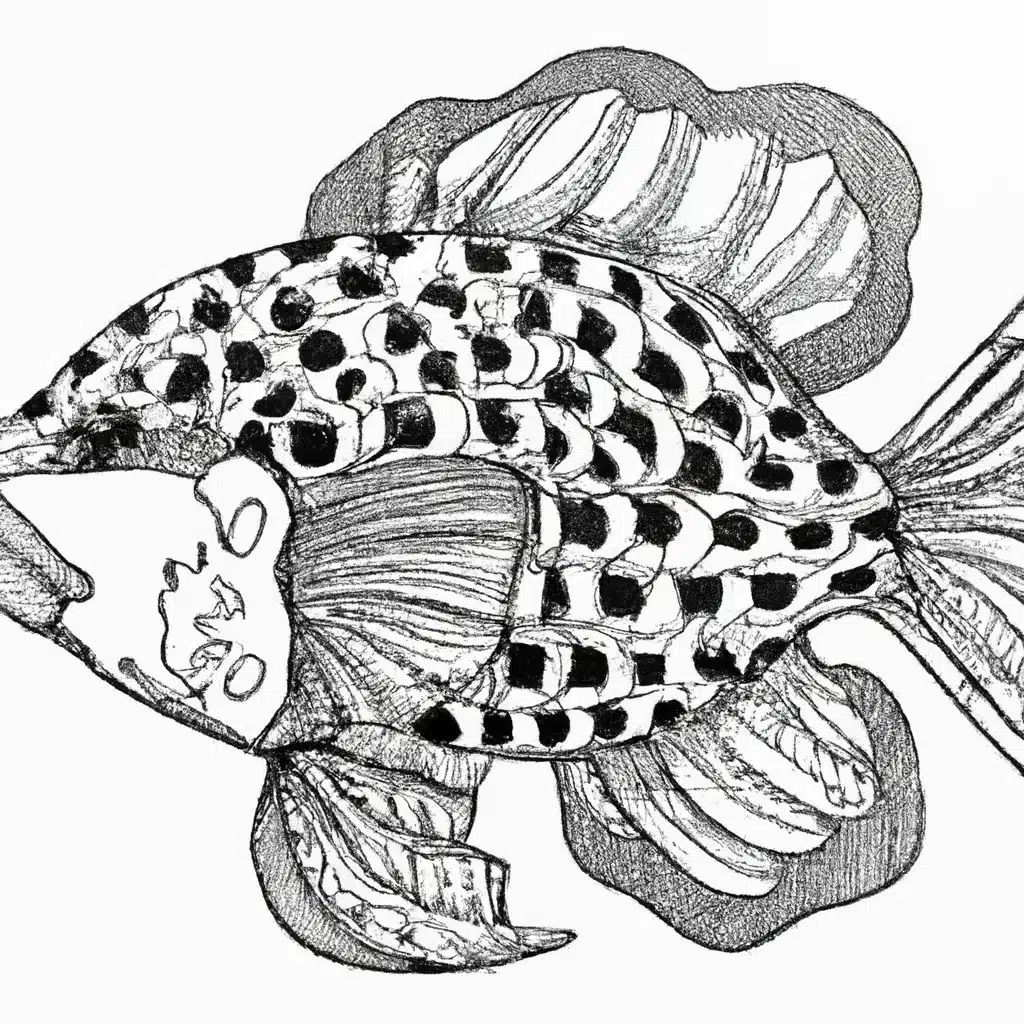 10 Incríveis Desenhos de Peixes Realistas para Colorir