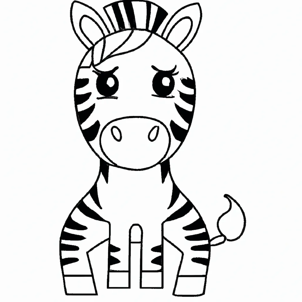 Imagens Zebra Kawaii2 Imagens Zebra Kawaii2