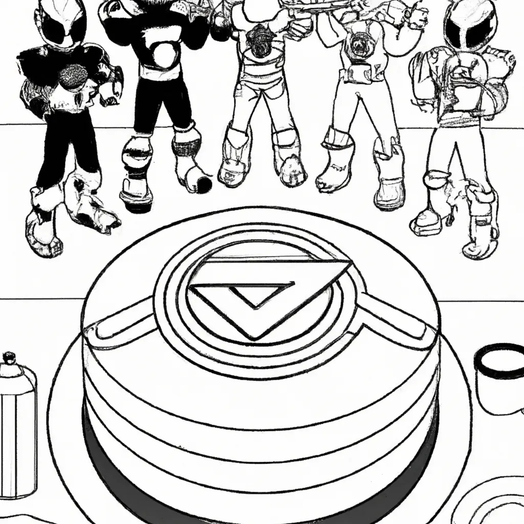 Imagens bolo de aniversario power rangers2