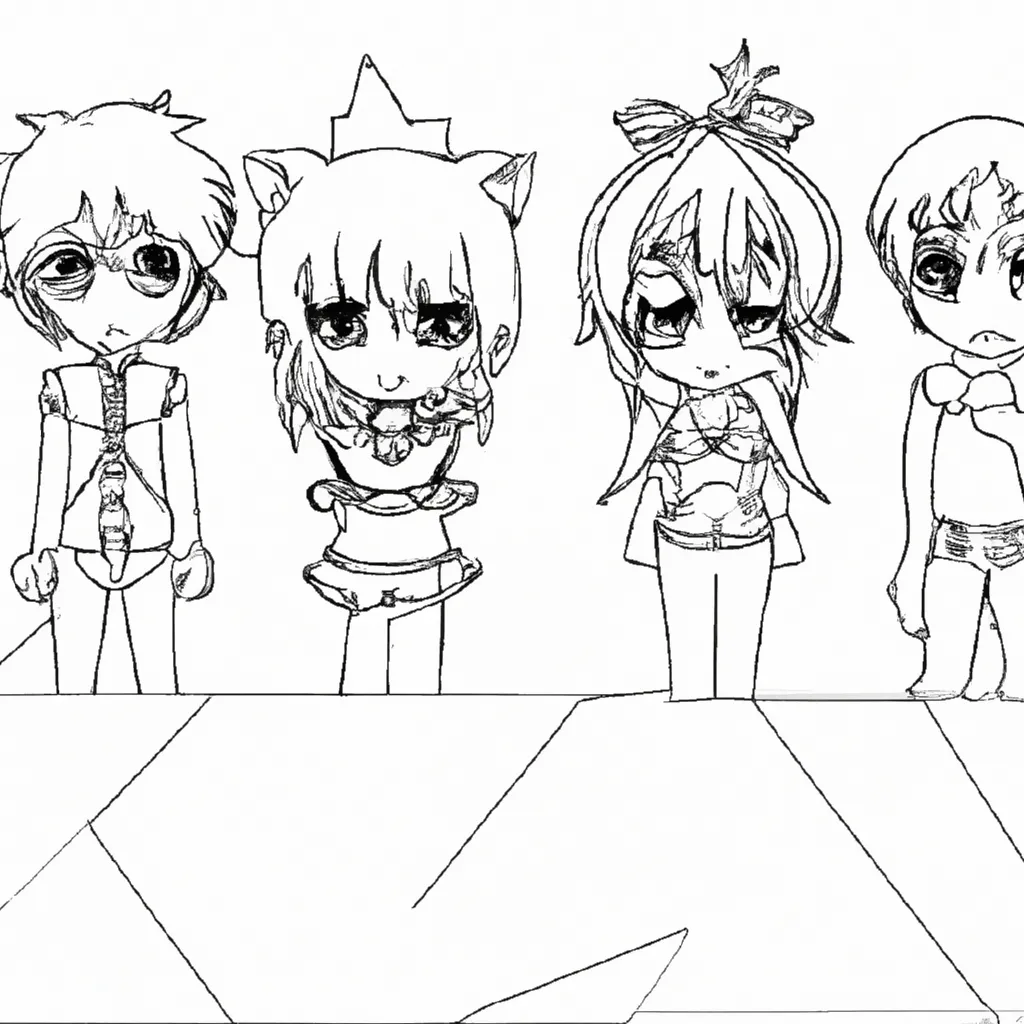Imagens bonecos de papel de anime Imagens bonecos de papel de anime