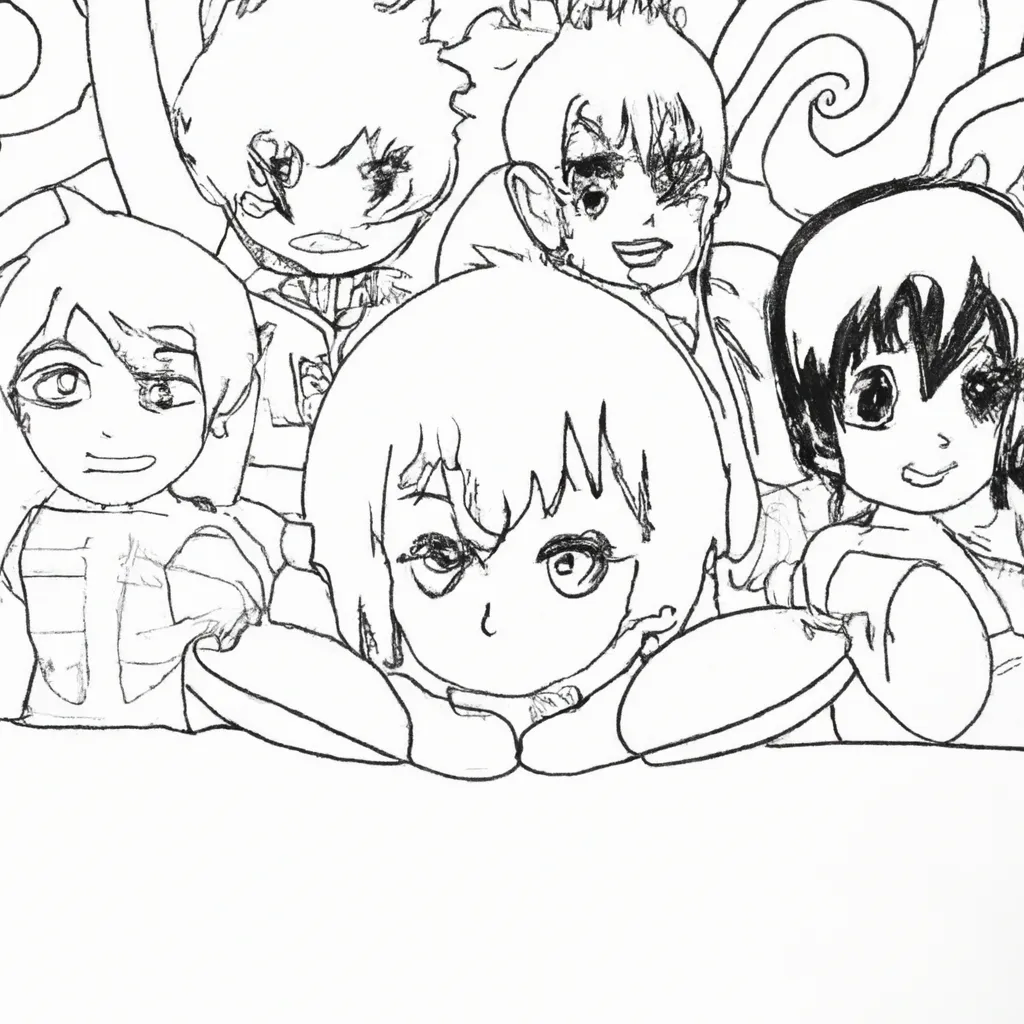 Imagens bonecos de papel de anime2 Imagens bonecos de papel de anime2