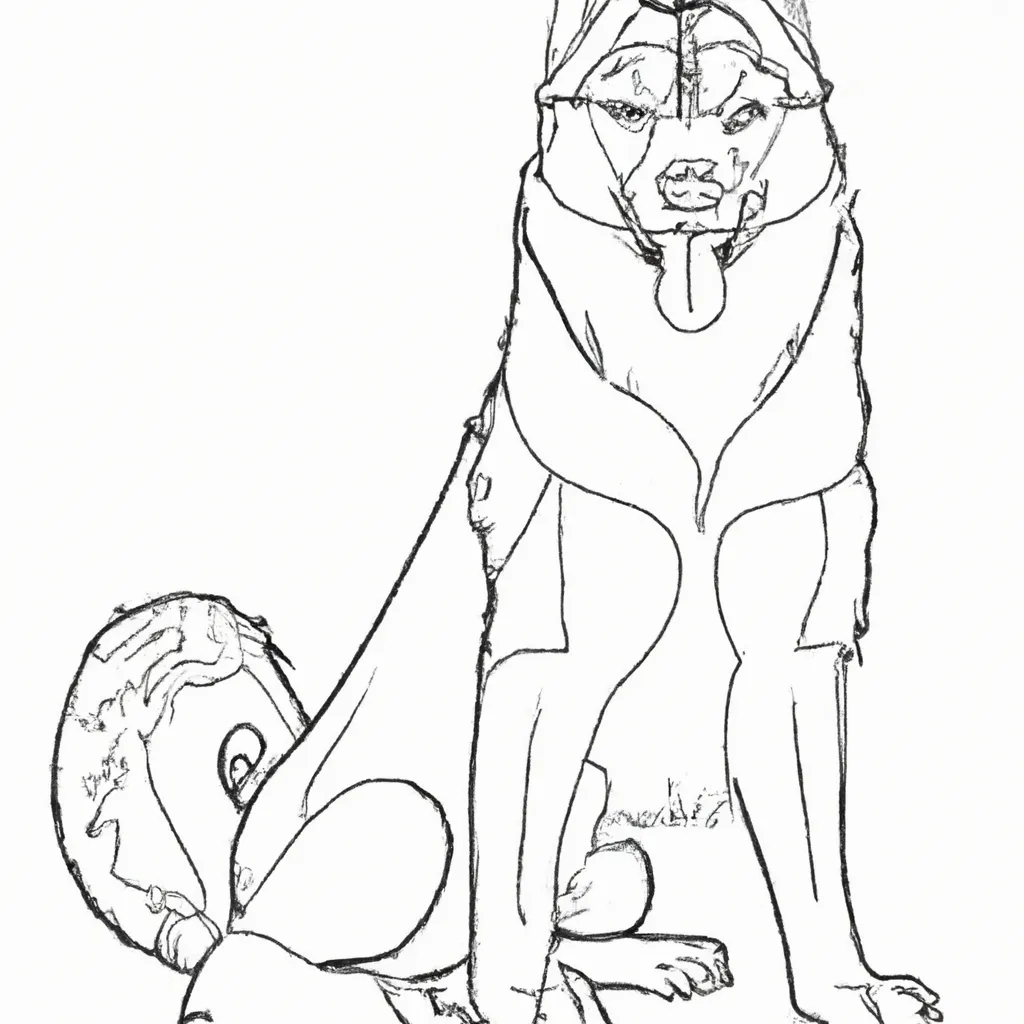 Imagens como desenhar um husky siberiano