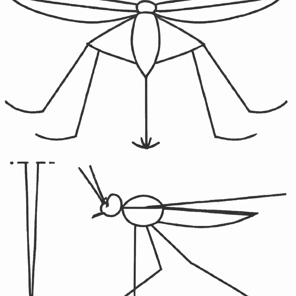 Imagens como desenhar um pernilongo