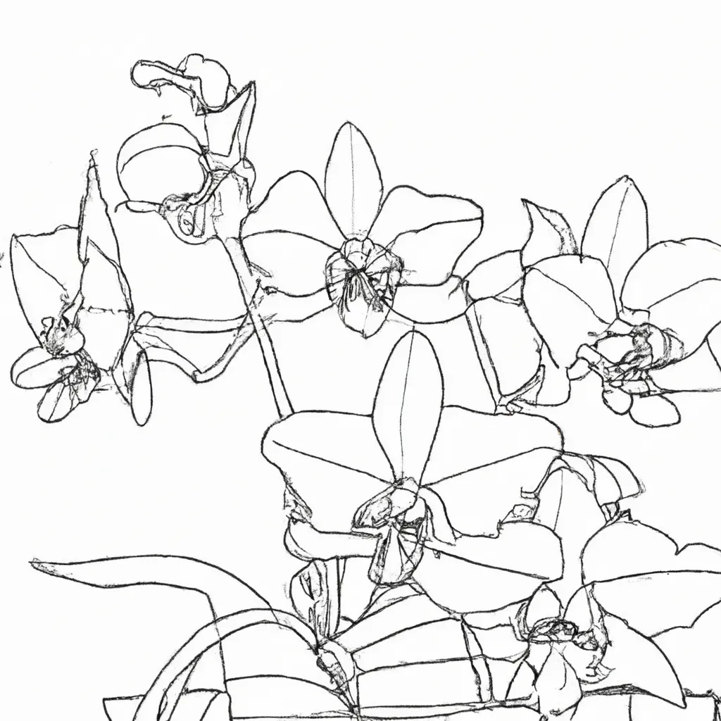 Imagens orquideas em 3d