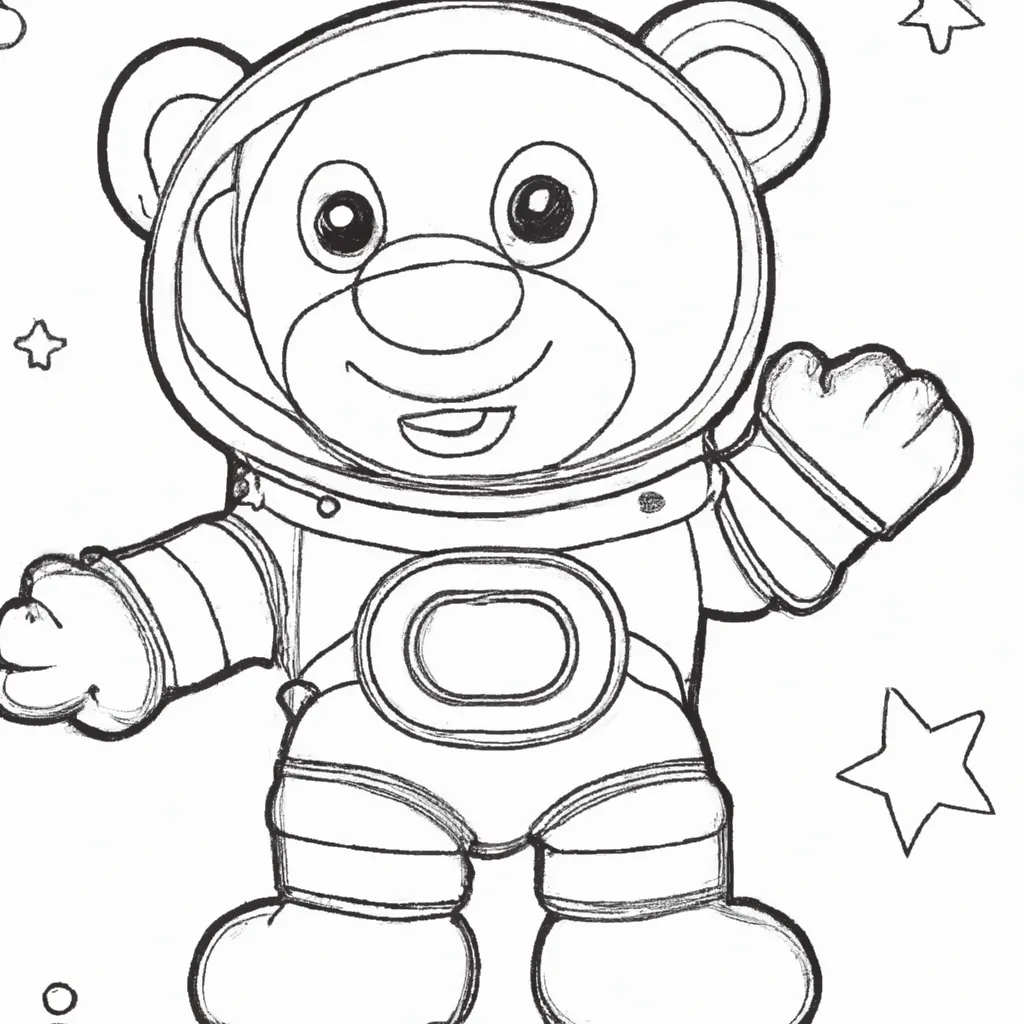 Imagens ursinho astronauta