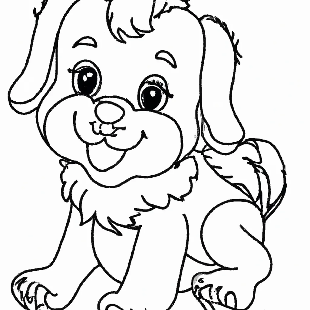 Imprimir Cachorro Fofo