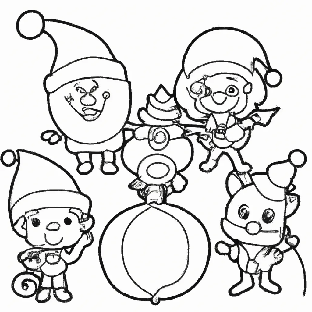 Imprimir Figuririnhas de Natal