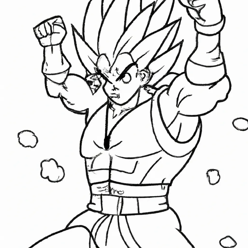 Imprimir Goku do DbZ