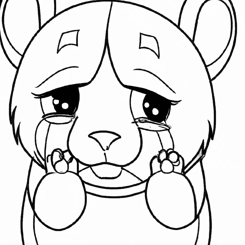 Imprimir Hamster Chorando