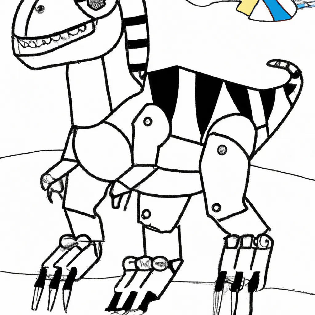 Imprimir Robo Dinossauro Imprimir Robo Dinossauro