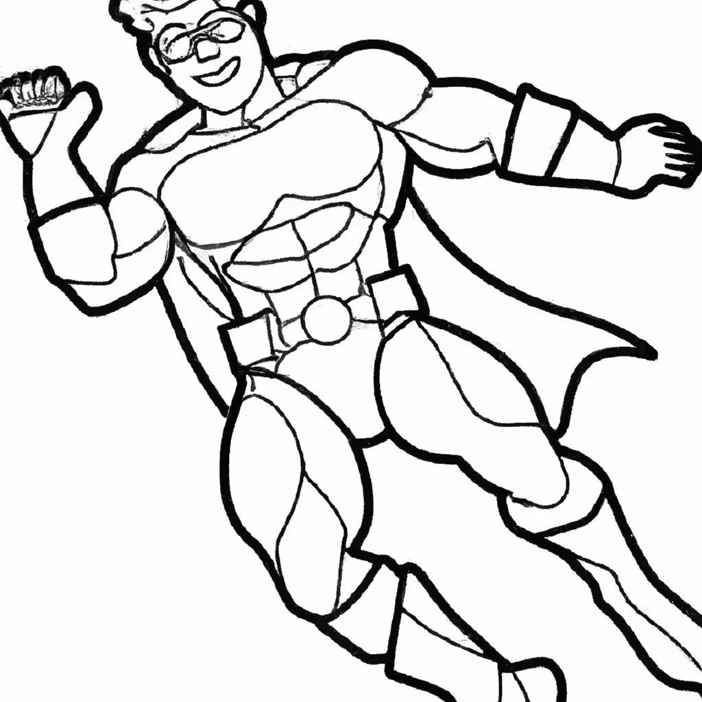 Imprimir Super Homem Voando