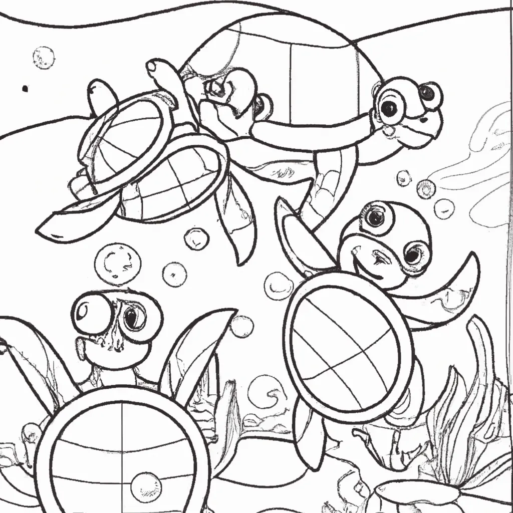 Imprimir Tartarugas do Procurando Nemo