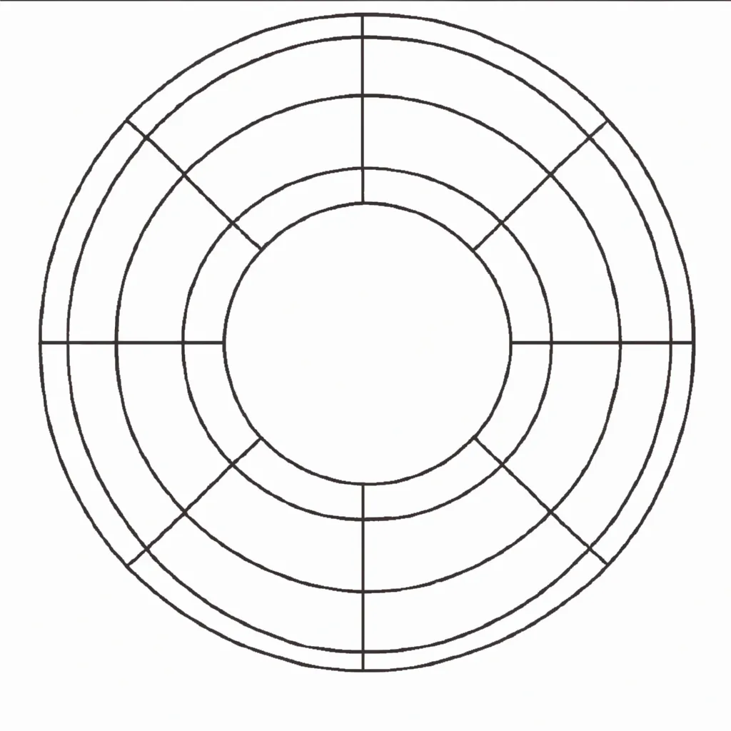 Desenhar um Círculo Perfeito: Desenhos para Imprimir e Colorir