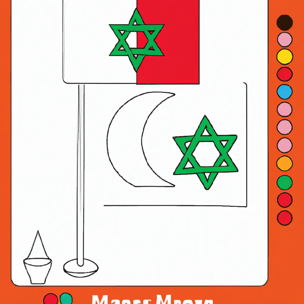 Moldes Bandeira de Marrocos