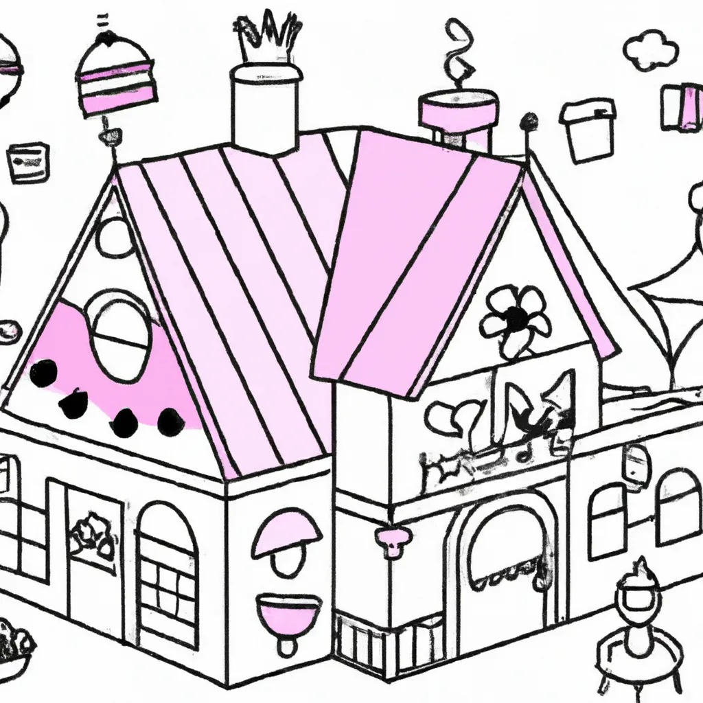 Transforme a Casa da Barbie: desenhos para imprimir e colorir!