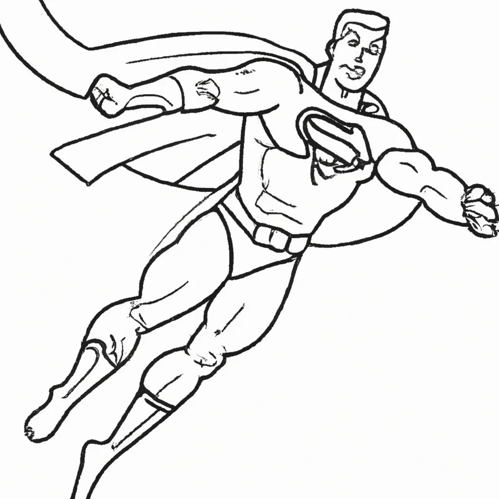 Moldes Super Homem Voando