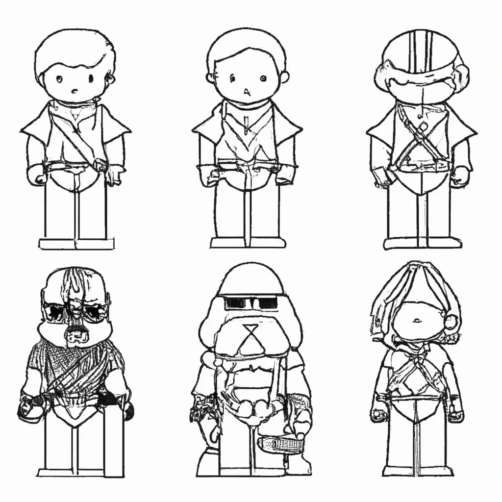 Moldes bonecos lego star wars Moldes bonecos lego star wars