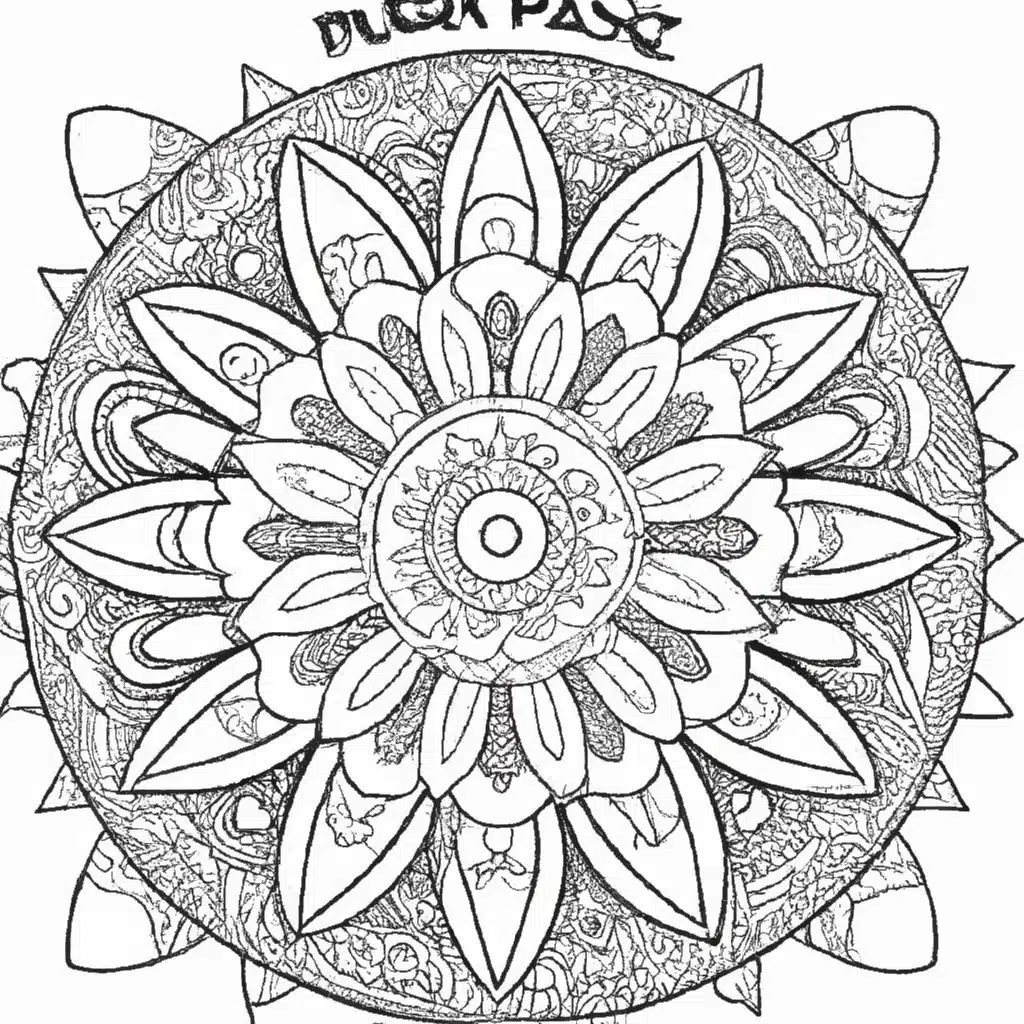 Moldes mandala da paz