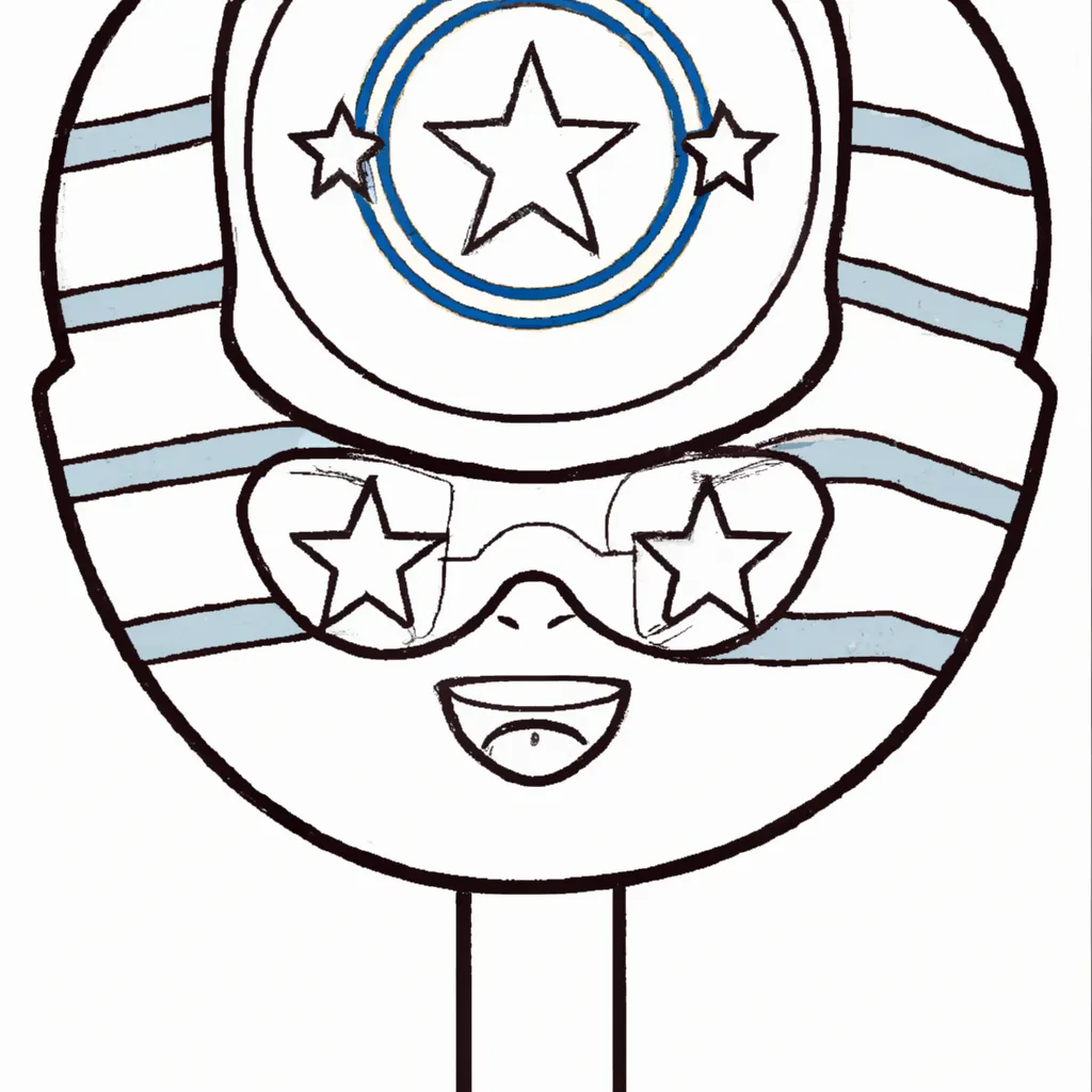 Moldes pirulito capitao america