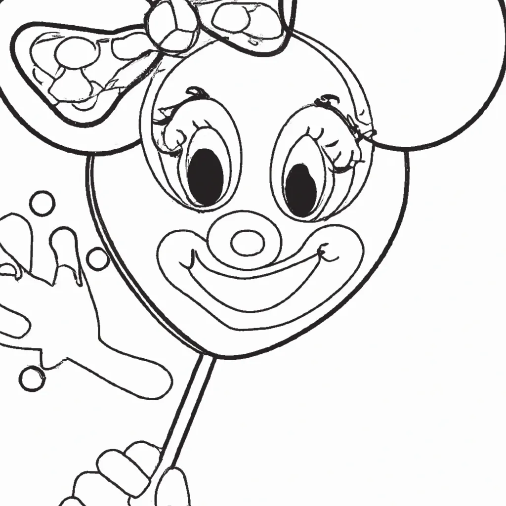 Moldes pirulito minnie