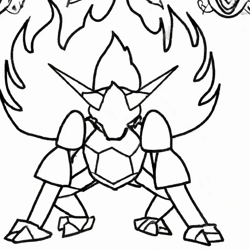 Moldes pokemon volcanion
