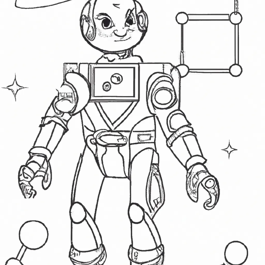 Moldes robo astronauta