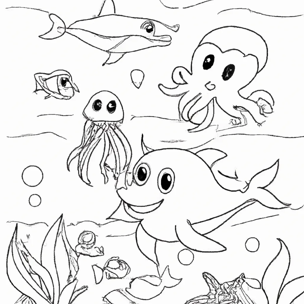 Vetores Animais do Mar