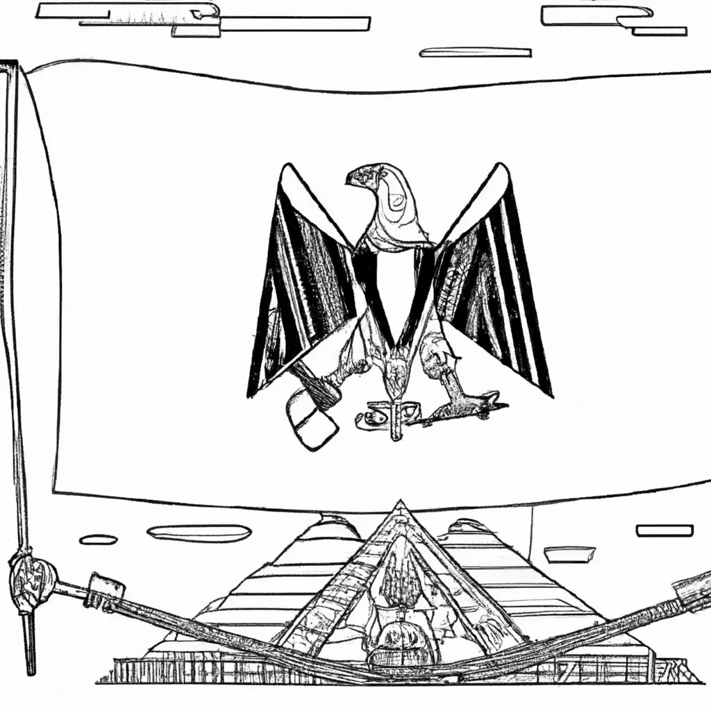 Vetores Bandeira do Egito